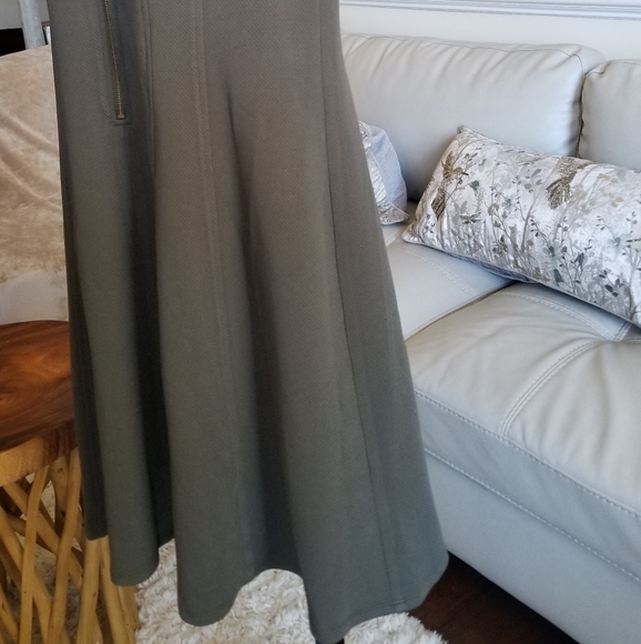 roz&ALI Olive Green Dress - Picture 6 of 14